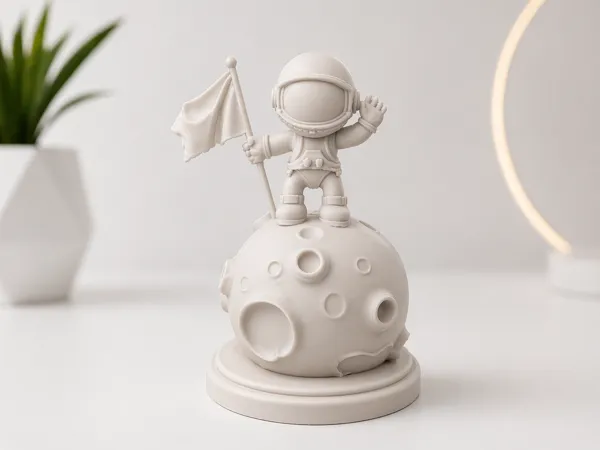 Astronaute sur la Lune - figurine décorative