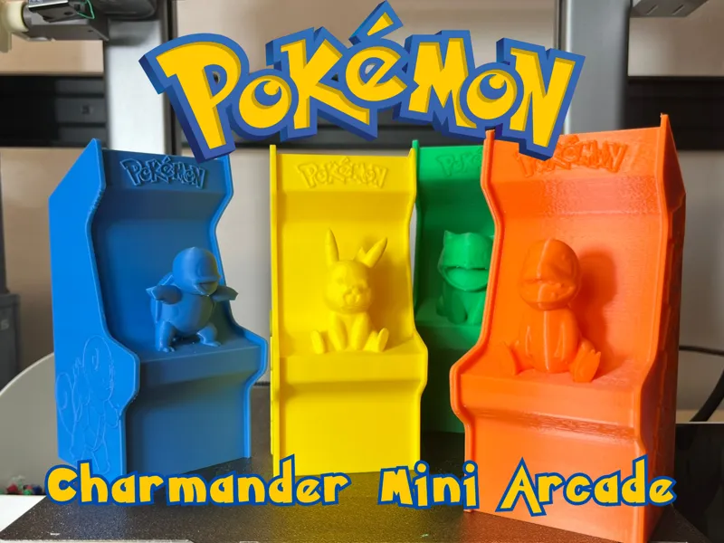Mini Arcade Pokémon 3D – Charmander Edition