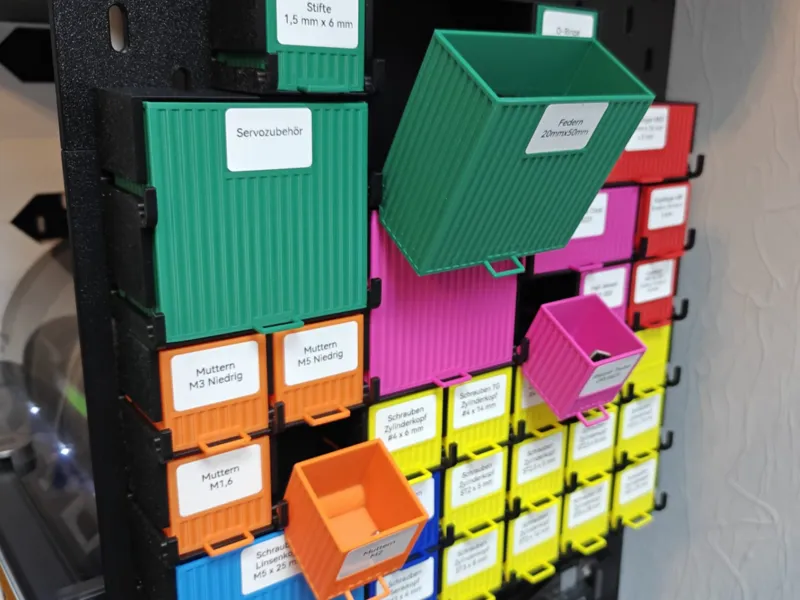 Removable Tilt Drawers for Ikea Skadis