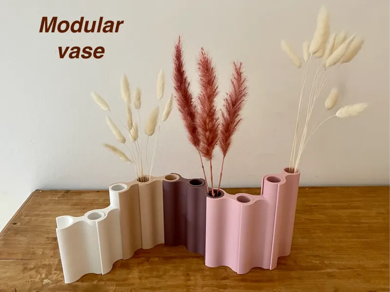 Modular flow vase