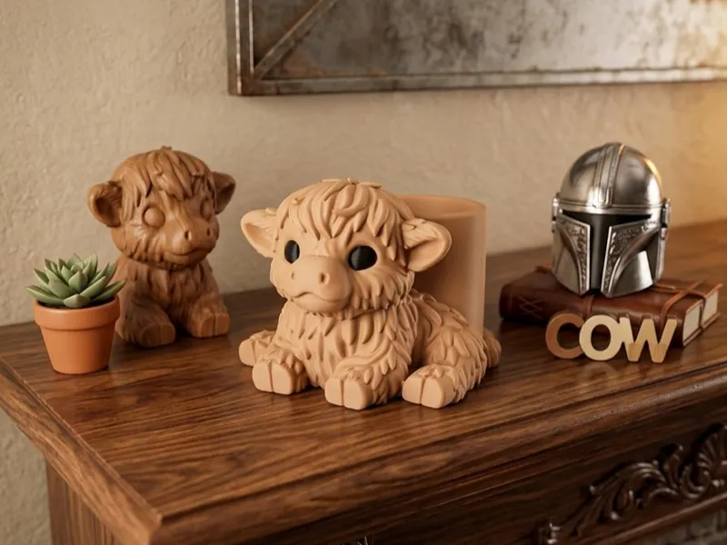 Highland cow mug