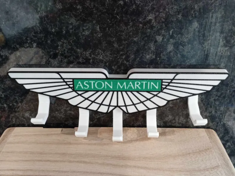 Porte clé mural Aston martin