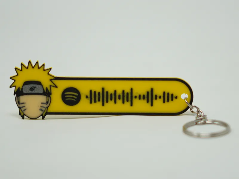 Naruto spotify keychain
