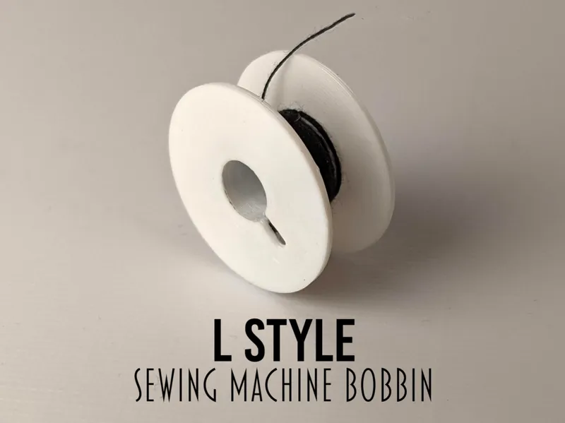 L Style bobbin for sewing machines