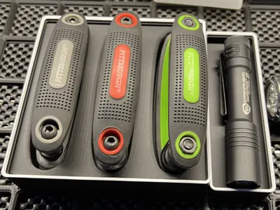 Pittsburgh/Tekton Folding Hex Key Gridfinity