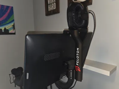 Peloton Bike Fan Mount