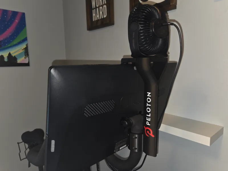 Peloton Bike Fan Mount