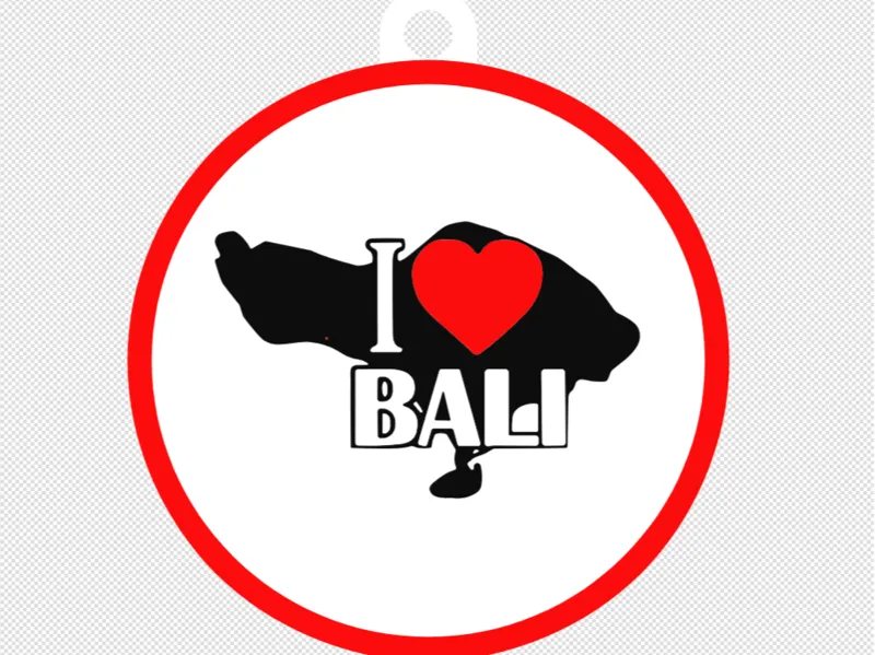 Key Chain i Love Bali