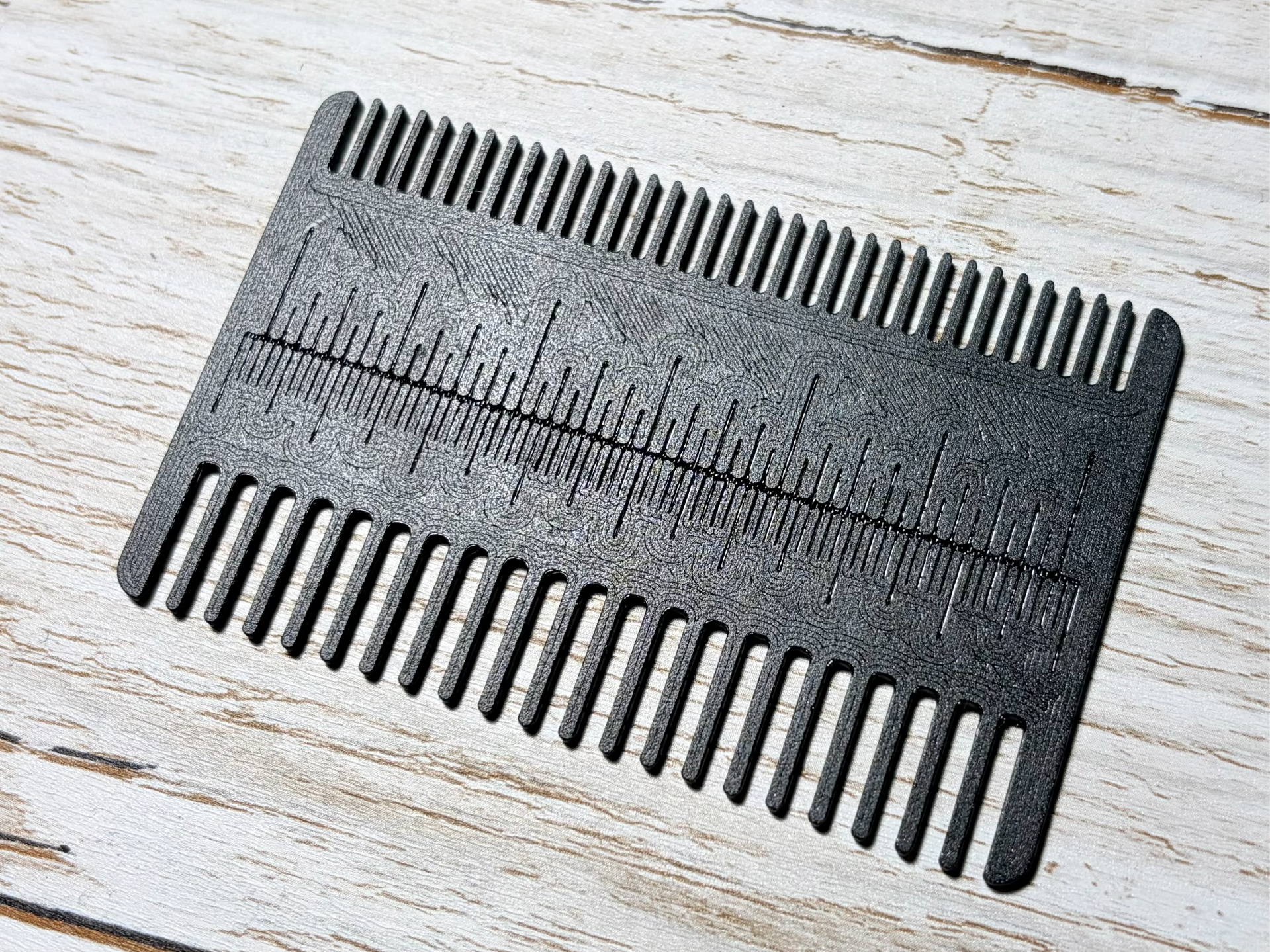 Pocket Comb Wallet Size (with Ruler)