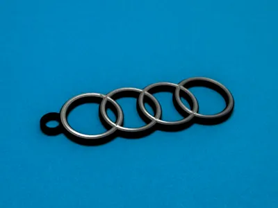 Audi Logo Keychain