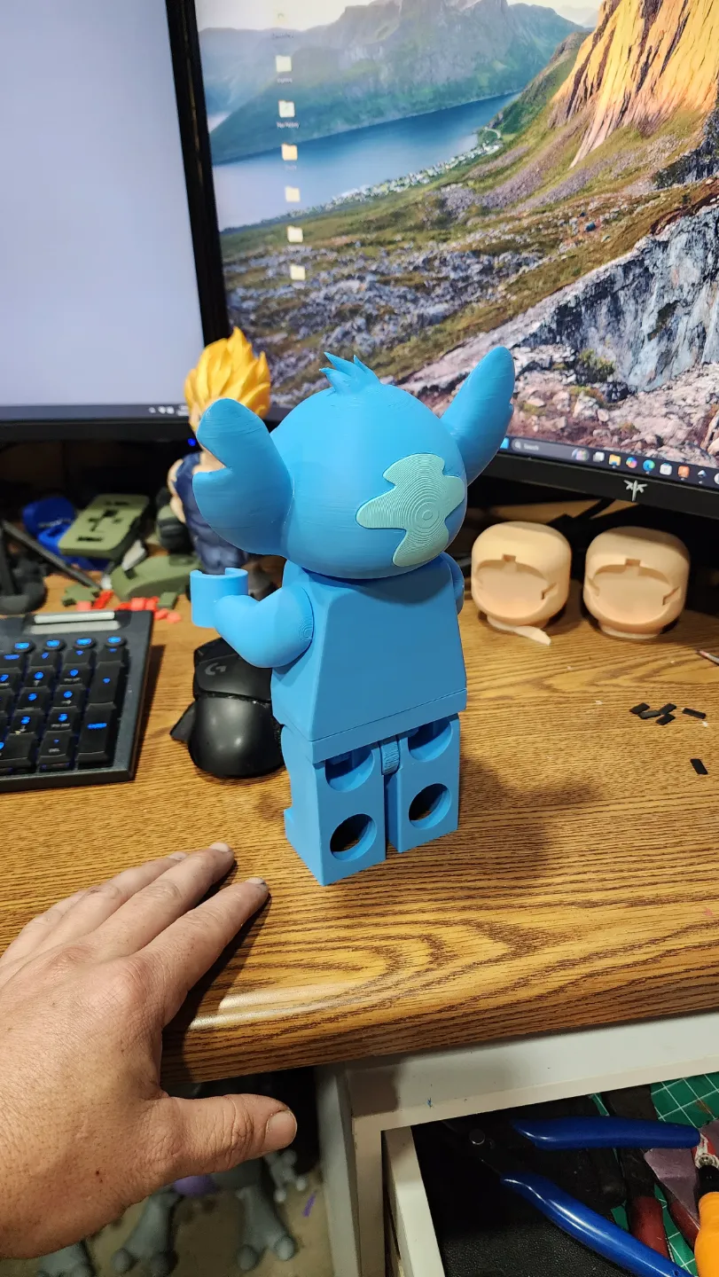 500% Big Brick Stitch V2 Multipart NO AMS - Free 3D Print Model ...