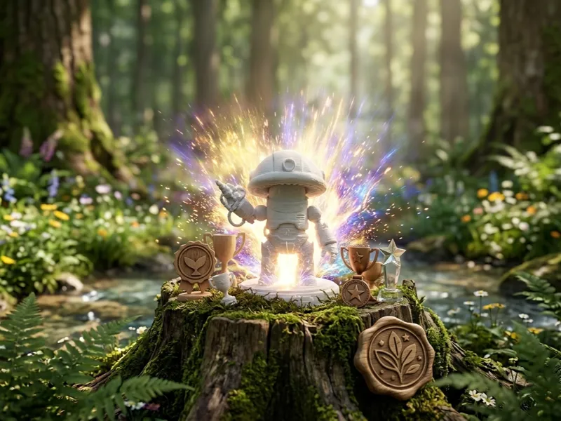 Mushroom Sentinel: Biomechanical Forest Guardian