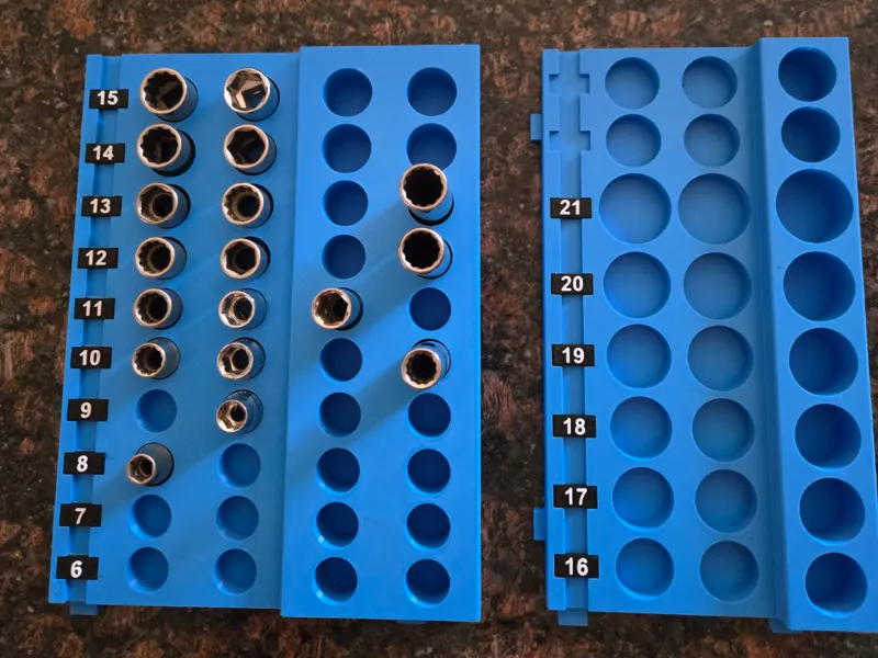 Socket Holder Trays Metric