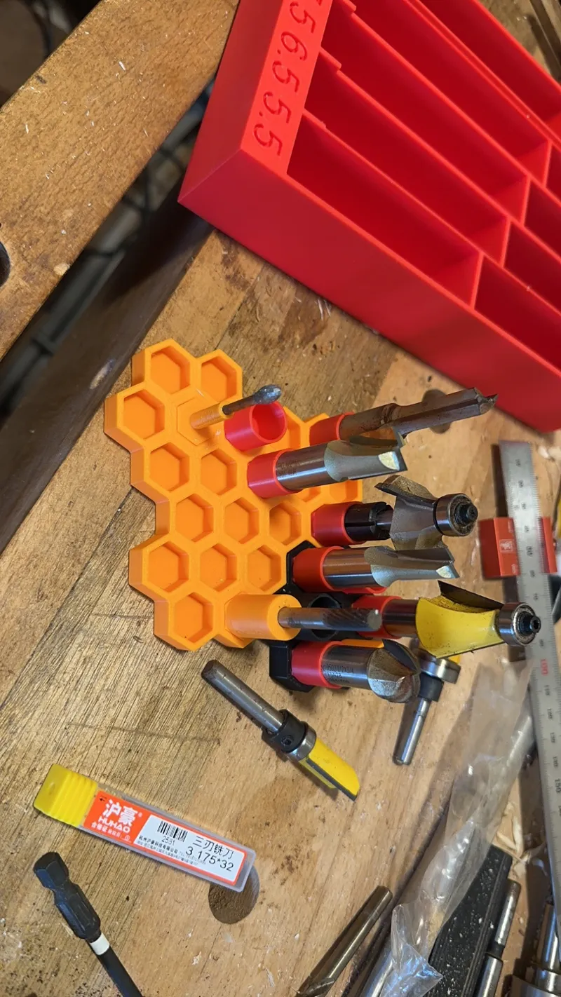 Woodwork router blade collection set
