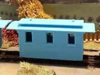 Caisse de wagon voie étroite saxonne (H0e) — photo 2