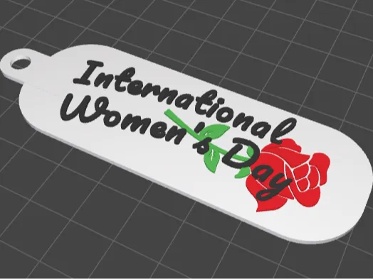 International Women's Day Keychain