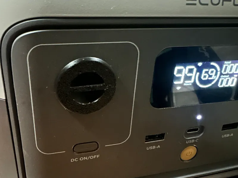 12V DC Cover ECOFLOW 