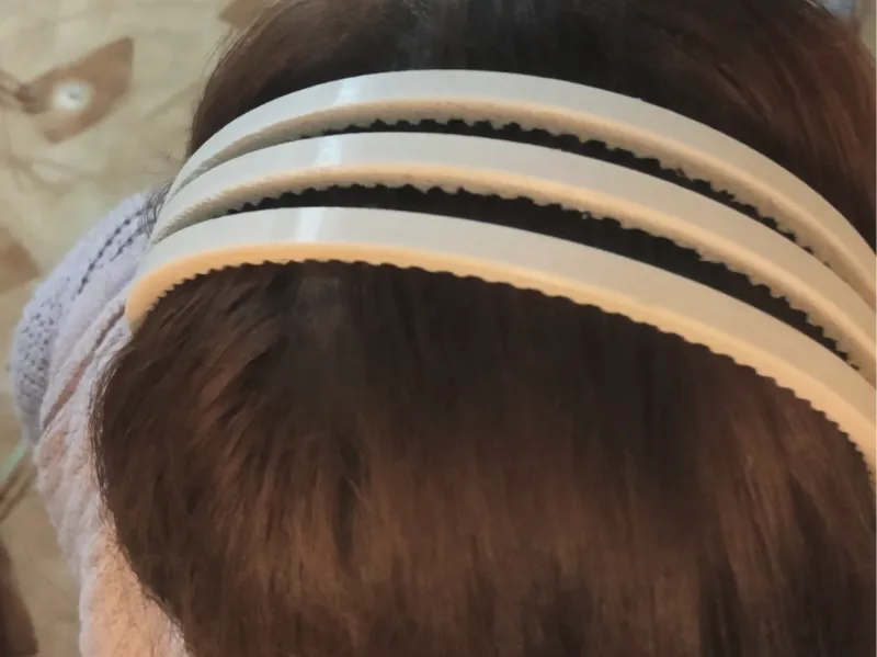 Hair band triple
