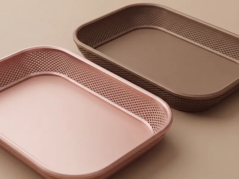 Elegant Diamond Textured Catchall Tray