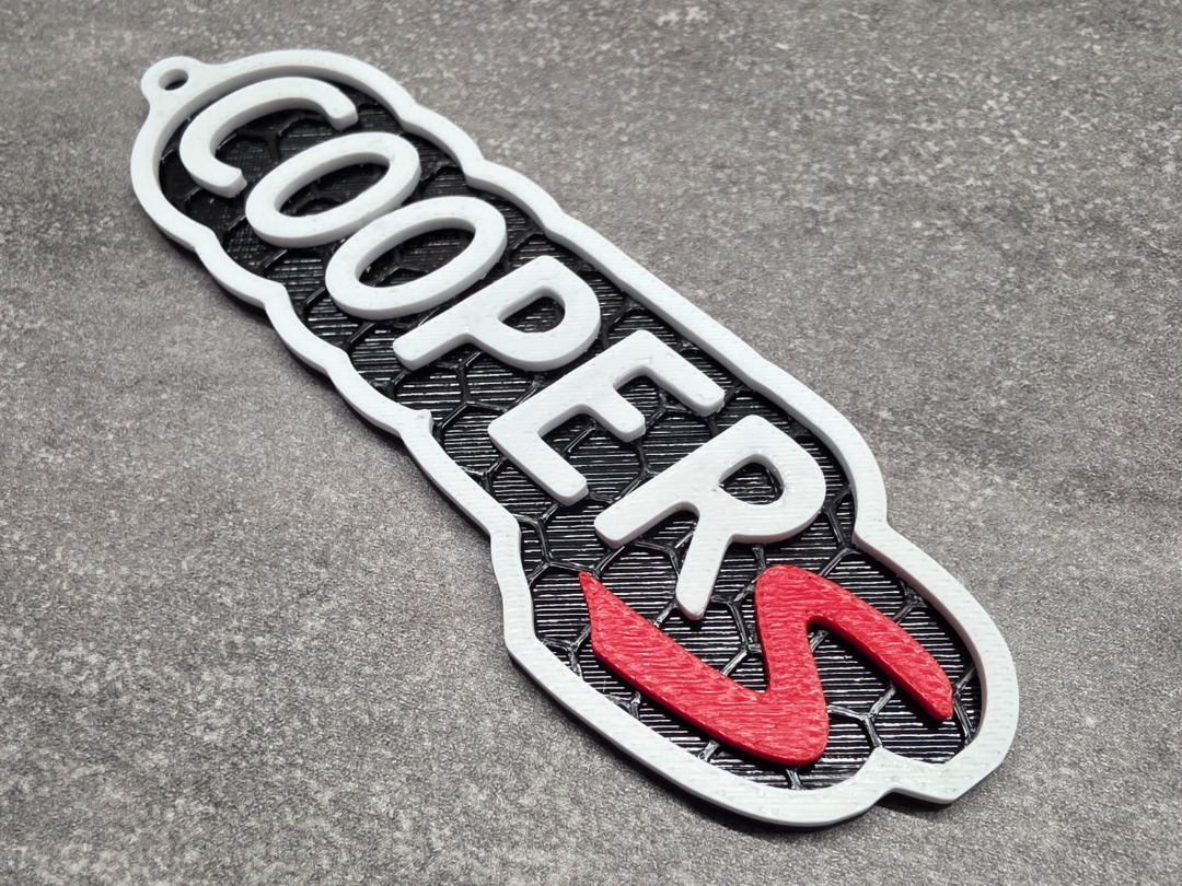 Mini Cooper S Keychain