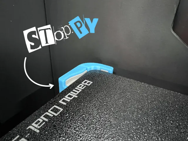 stoppy - The build plate guide (P1 series)