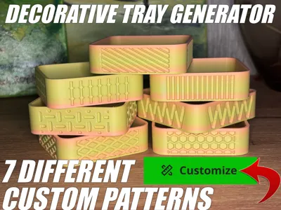 Decorative tray generator - endless posibilities