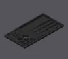Single piece, H2S / H2D Only - No Ironing 