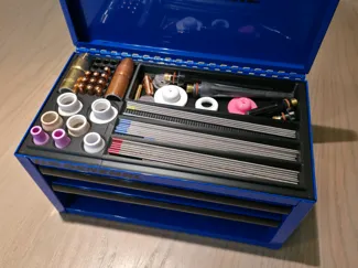 U.S General TIG Torch/MIG Parts Organizer