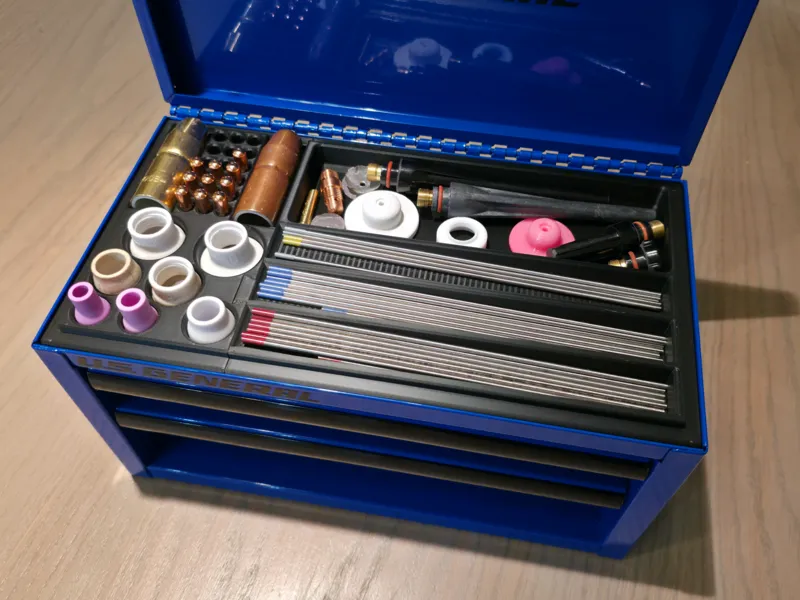 U.S General TIG Torch/MIG Parts Organizer
