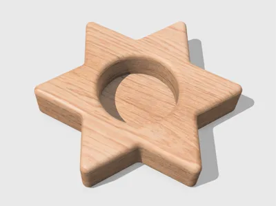 Christmas Star with Tealight