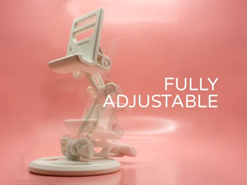 Adjustable Phone Stand by Pork3D.com view 2