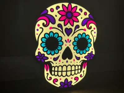Sugar Skull Lightbox