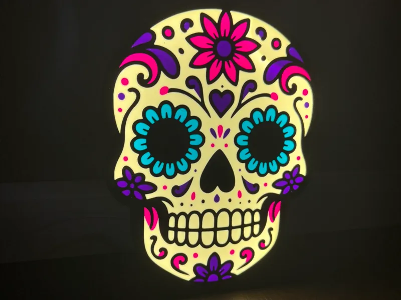 Sugar Skull Lightbox