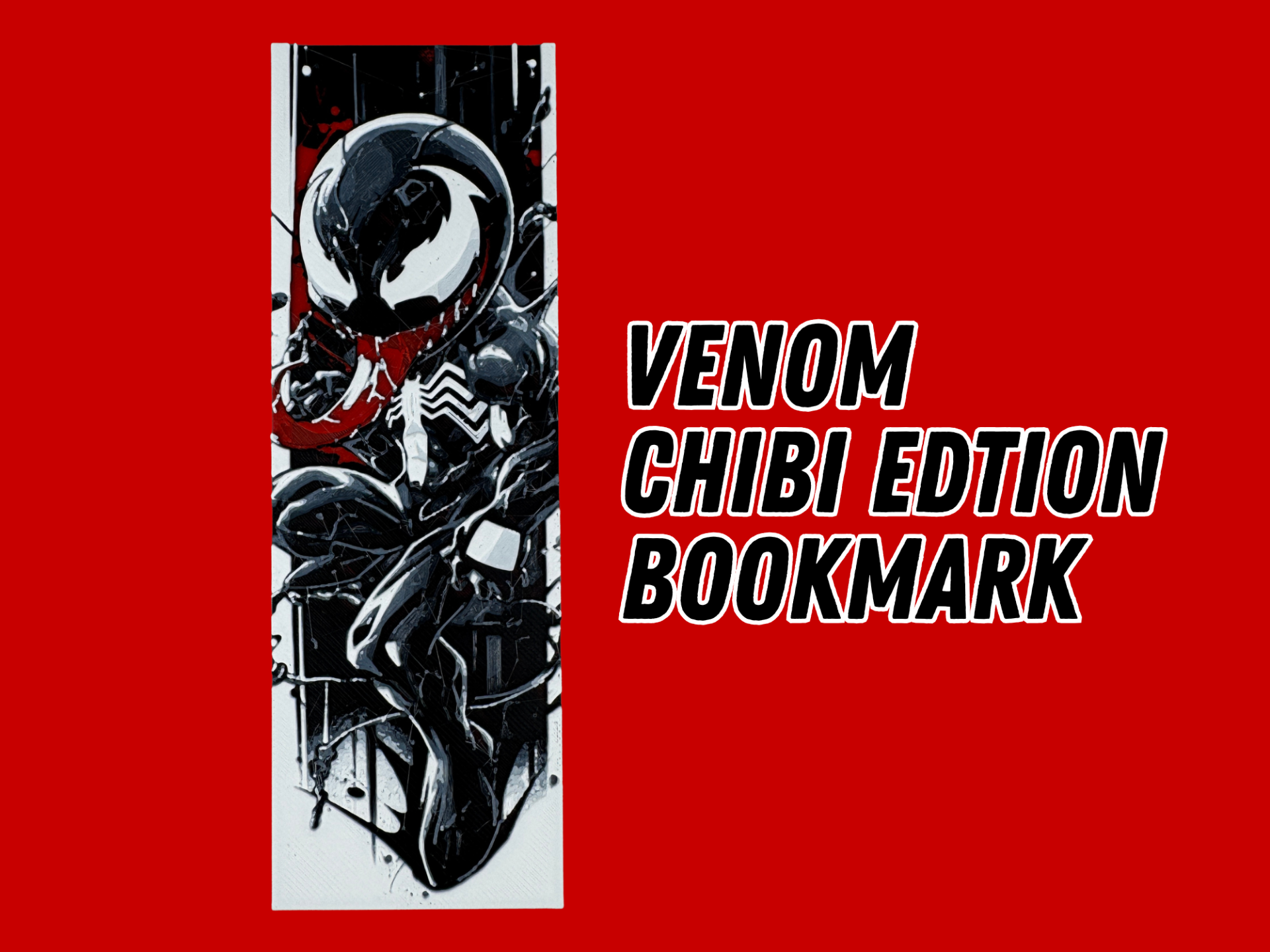 Venom - Chibi Edition - Bookmark