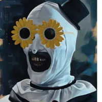 Lunettes marguerite pour cosplay Terrifier 3 — photo 5