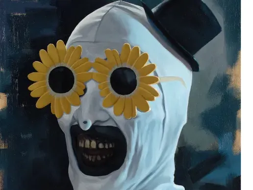 Lunettes marguerite pour cosplay Terrifier 3