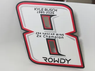 Kyle Busch Rowdy #8 Memorial 