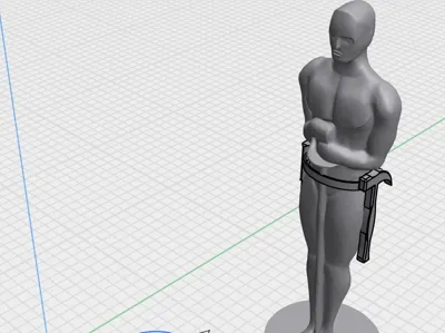 Oscar Trophy - With a toolbelt