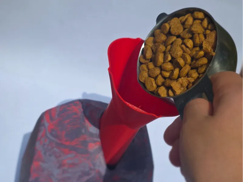 Gnawt-A-Rock Dog Food Funnel