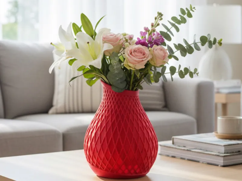 Cozy Lattice Vase – Easy No-Support Print
