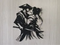 Couple japonais - sculpture decorative — photo 1