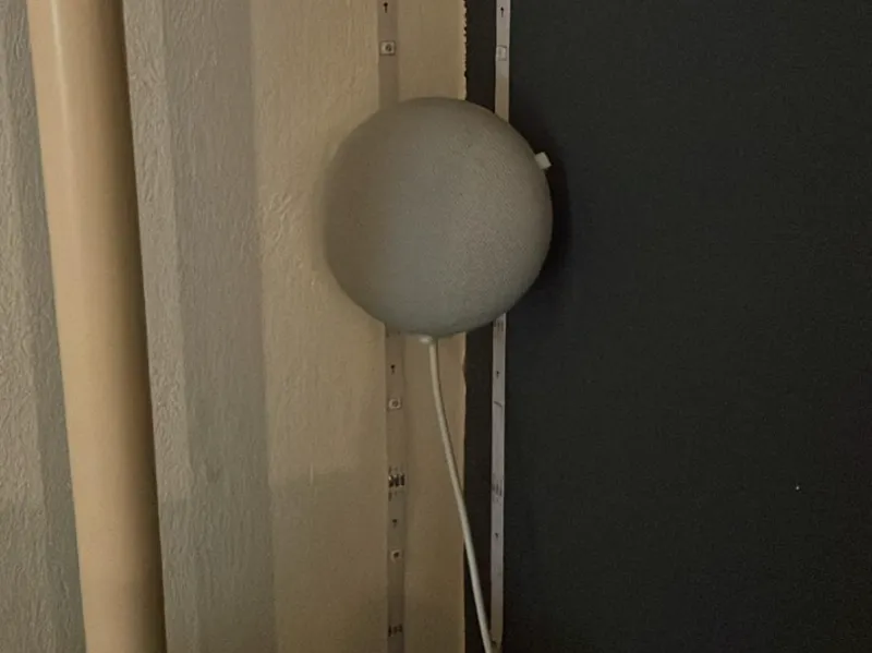google home corner wallmount