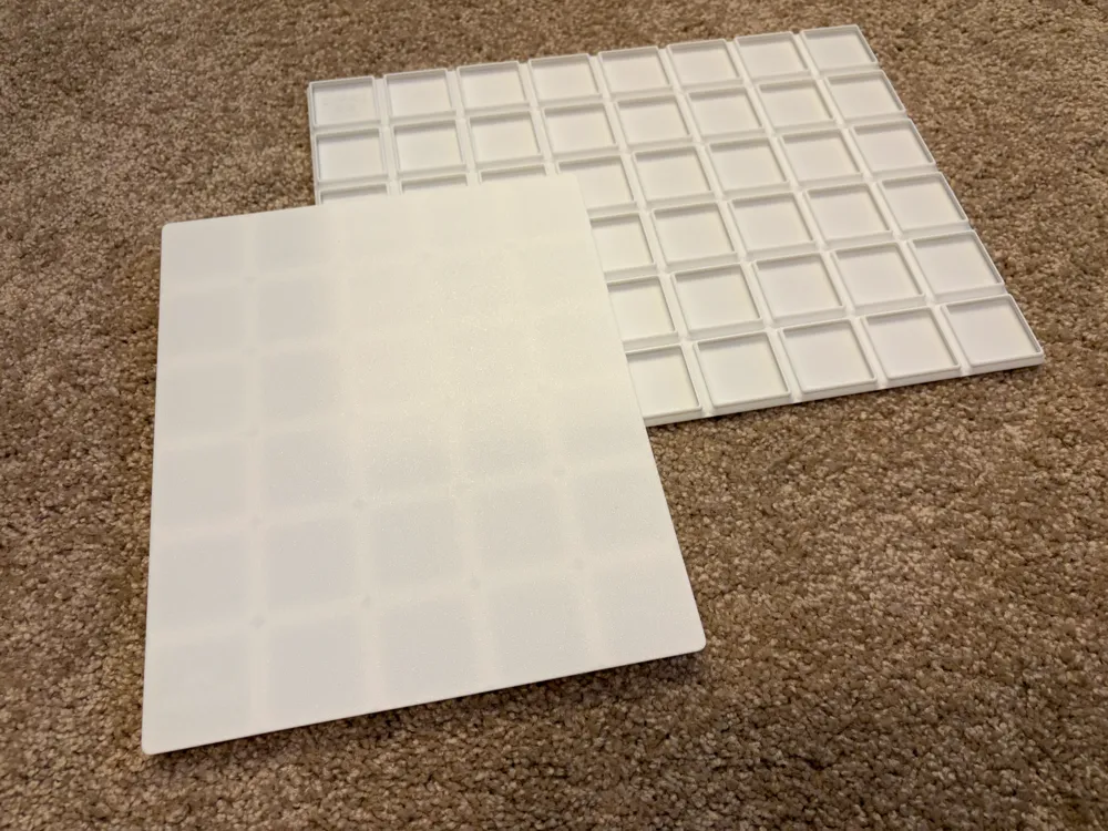 Tapa o cubierta: Gridfinity Flat Plate - 50 Sizes + Customizer. Referencia del modelo original.