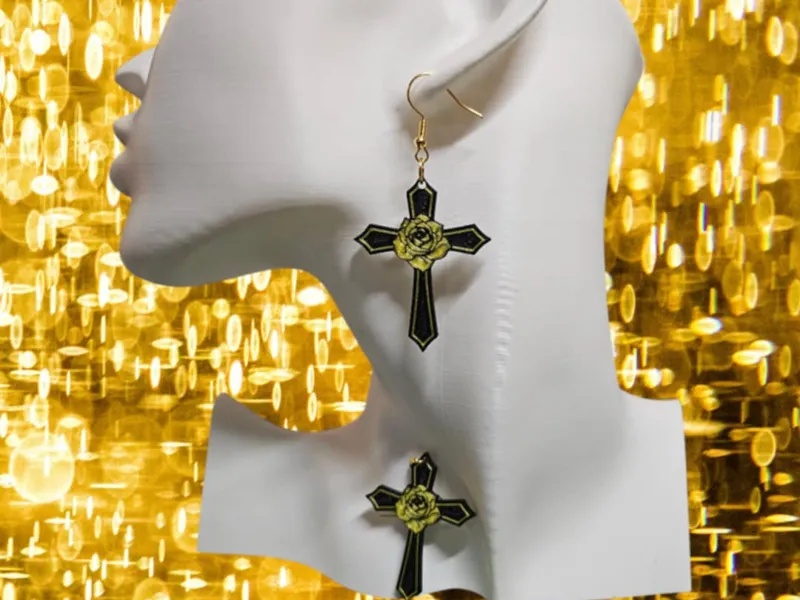 croix et sa rose