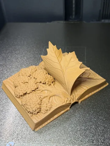 Figura decorativa: Last Page of Summer – Autumn Book Sculpture — vista de referencia 5