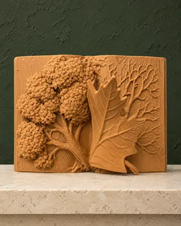 Figura decorativa: Last Page of Summer – Autumn Book Sculpture — vista de referencia 3