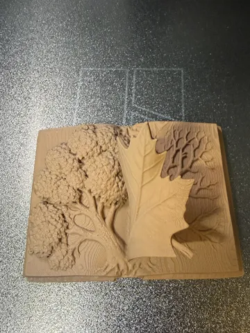 Figura decorativa: Last Page of Summer – Autumn Book Sculpture — vista de referencia 4