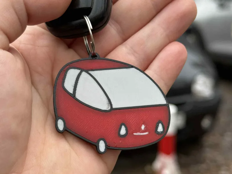 Renault Twingo 1 cartoon keychain
