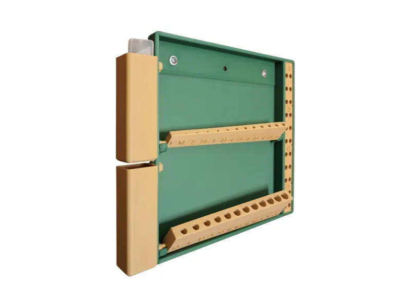 Modular Drill & Bit Organizer with Tilt System