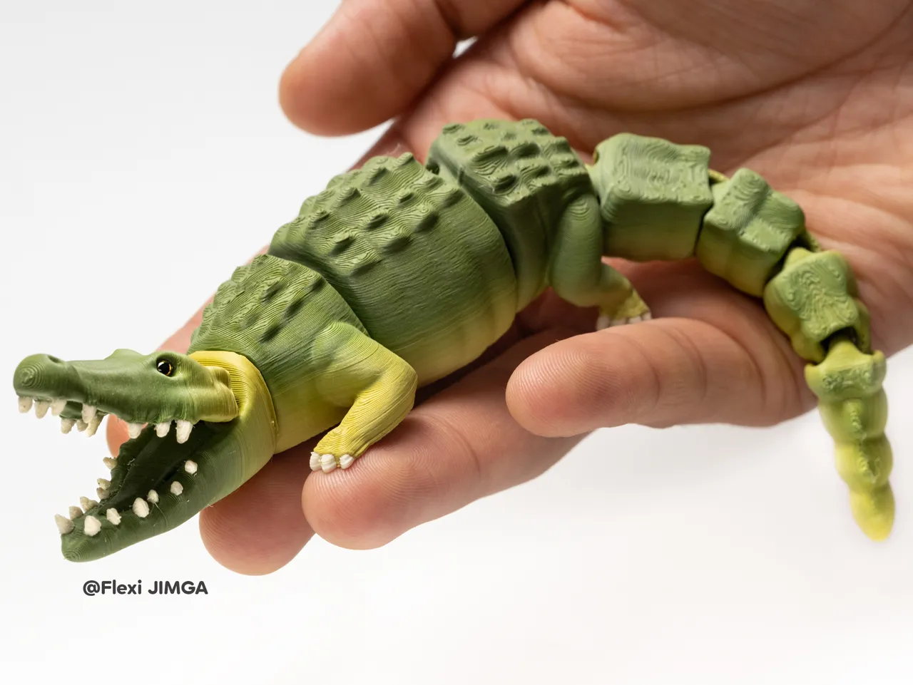 CROCODILE Realistic – Articulated Animal view 2
